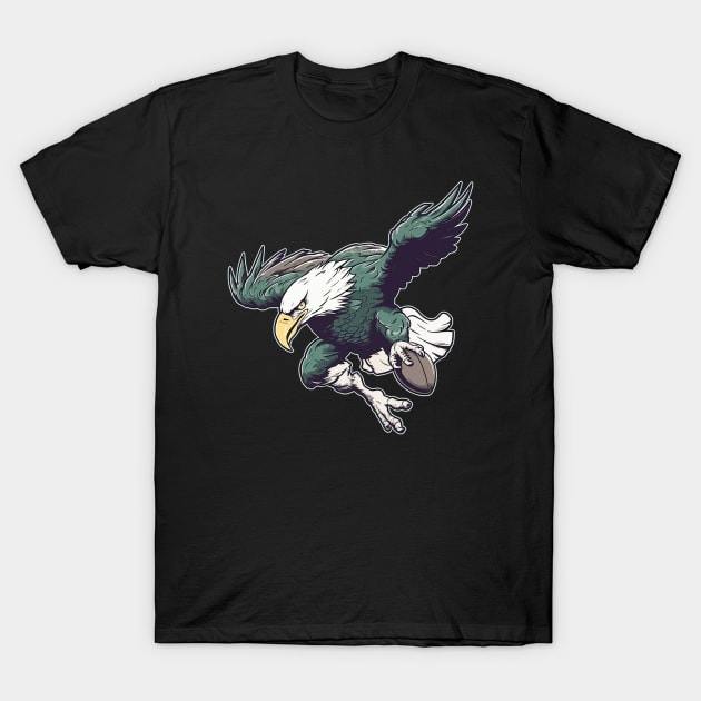Eagle Diving T-Shirt by lospaber